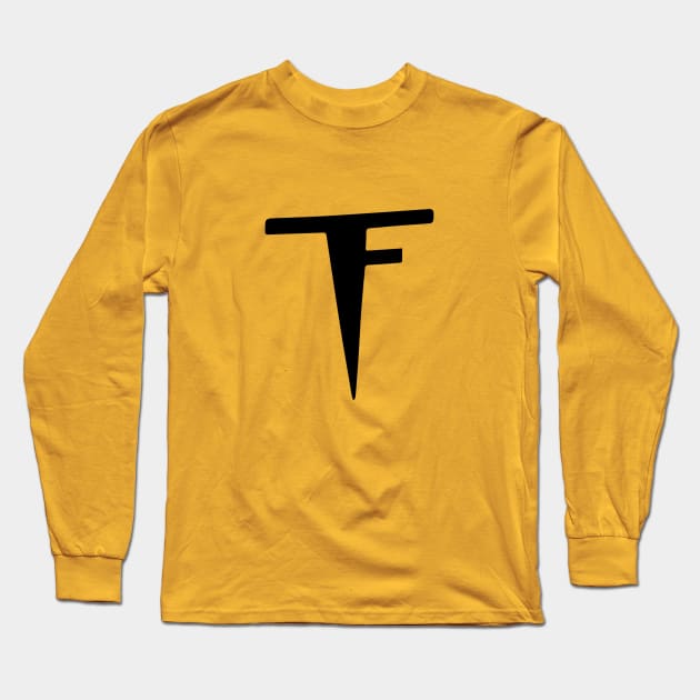 Thinky Flesh Sharp Logo Long Sleeve T-Shirt by Thinky Flesh 